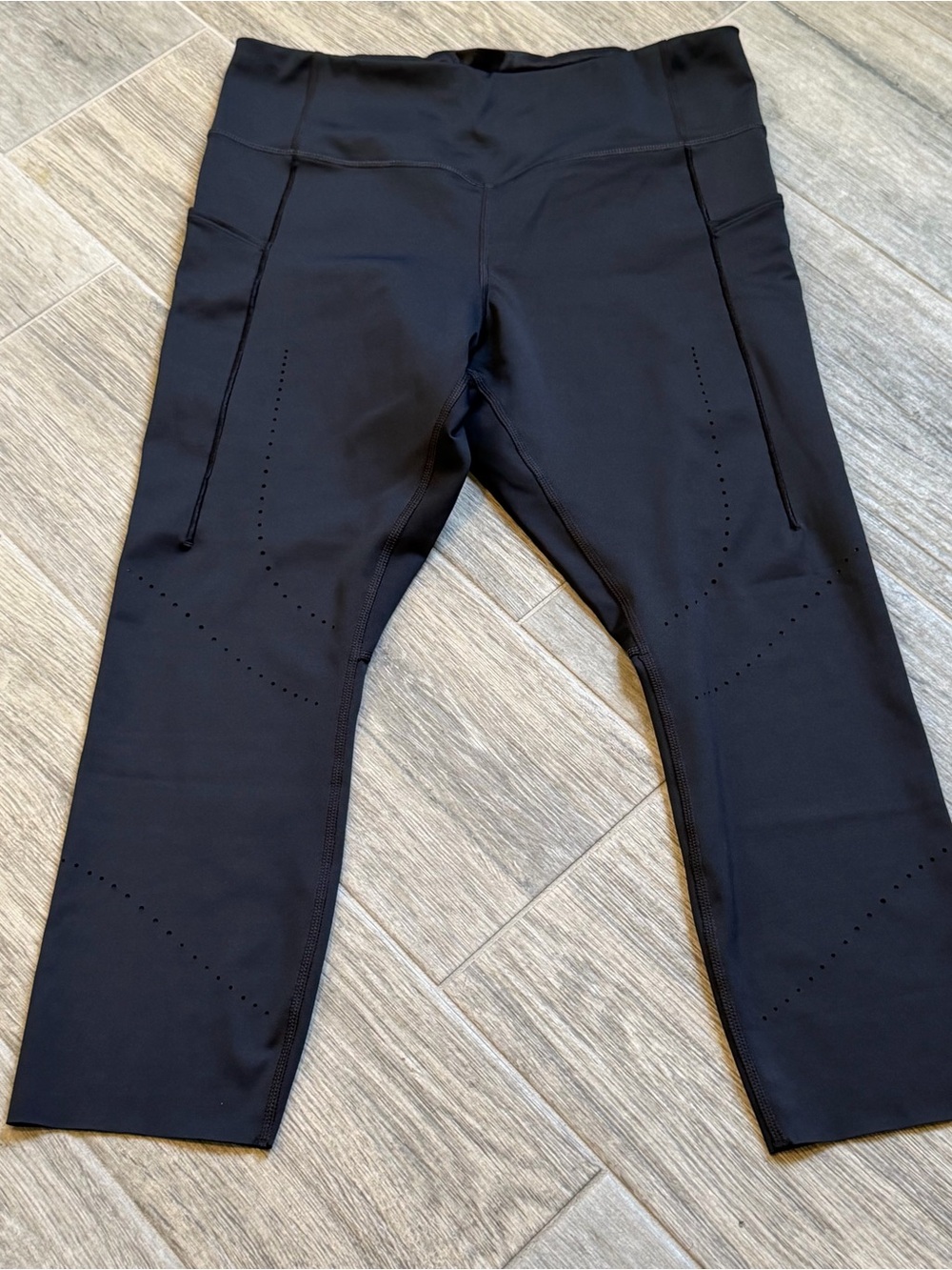 Brooks Method 3/4 Black Running Tights Size Large Happy Running